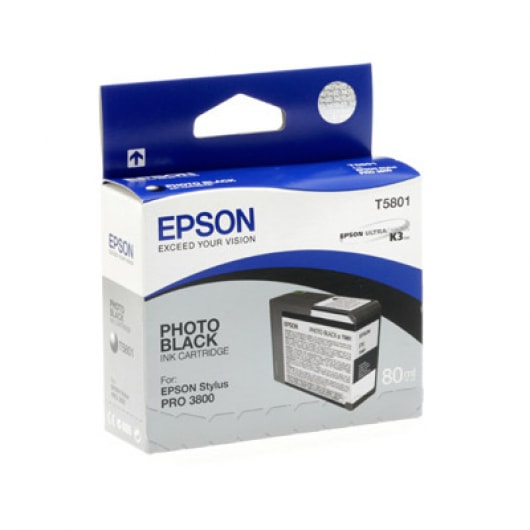 Epson Tinte T5801 Photo Black, 80 ml