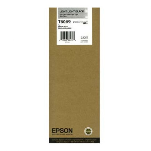 Epson Tinte T6069 Light Light Black, 220 ml