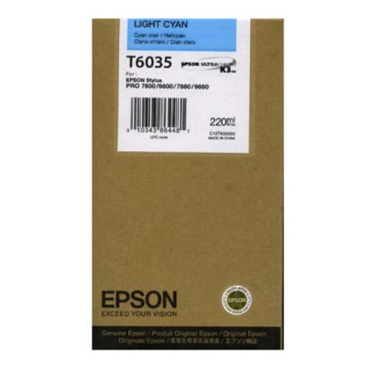 Epson Tinte T6035 Light Cyan, 220 ml