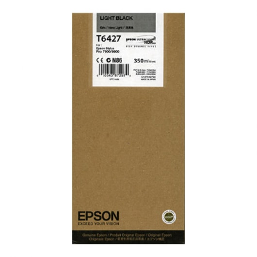Epson Tinte T5967 Light Black UltraChrome HDR, 350 ml