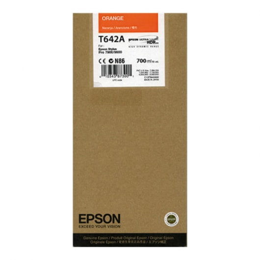 Epson Tinte T636A Orange UltraChrome HDR, 700 ml