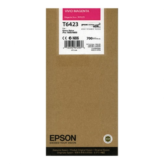 Epson Tinte T6363 Vivid Magenta UltraChrome HDR, 700 ml
