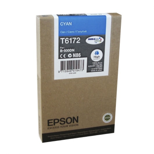Epson Tinte T6172 Cyan HC, 100 ml