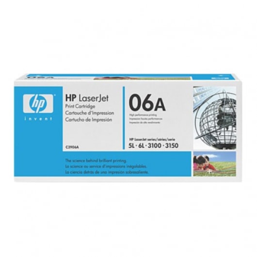 HP Toner C3906A Schwarz für Laserjet 5L / 6L 2k