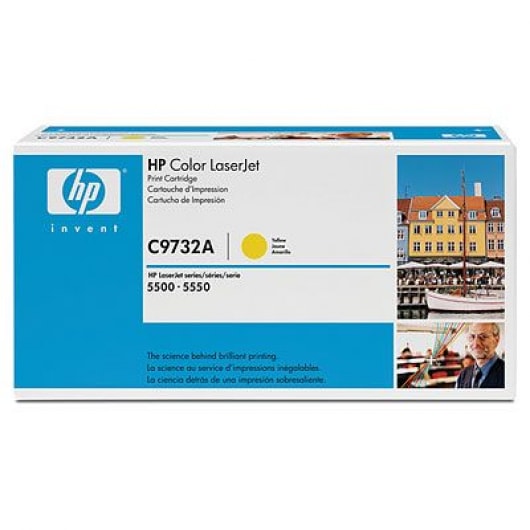 HP Toner C9732A Yellow für Color Laserjet 5500 5550, 12k