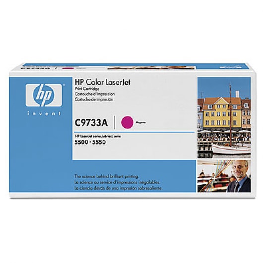 HP Toner C9733A Magenta für Color Laserjet 5500 5550, 12k