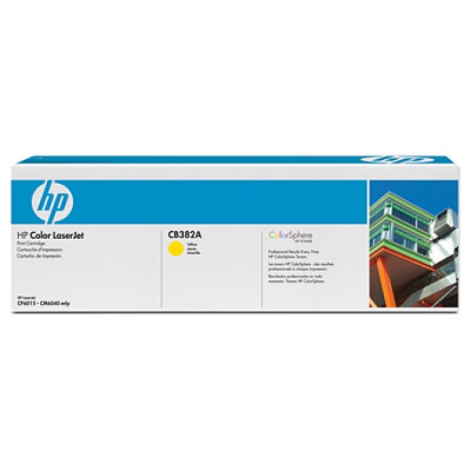 HP Toner Yellow CB382A für Color LaserJet CP6015 CM6030 CM6040, 21k