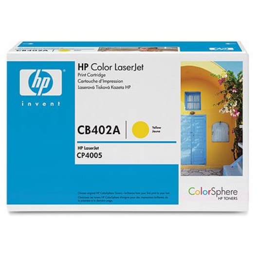 HP Toner Yellow CB402A für Color LaserJet CP4005, 7k5