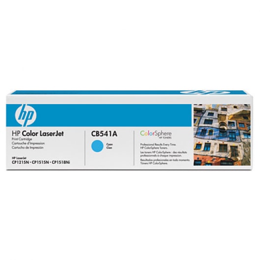 HP Toner Cyan CB541A für Color LaserJet CP1215 CP1515 CM1312, 1k4