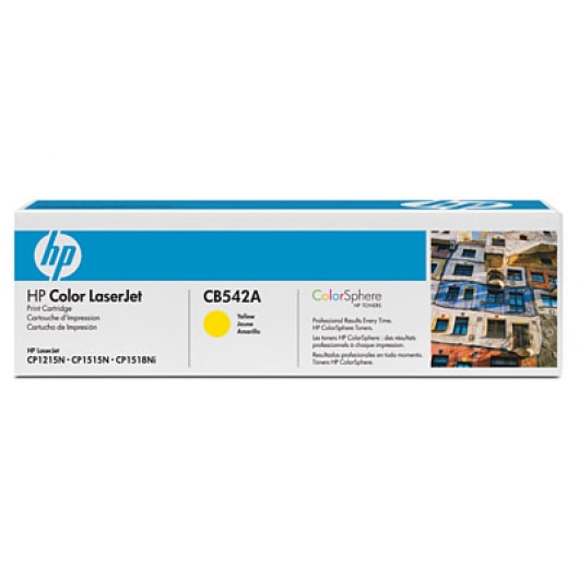 HP Toner Yellow CB542A für Color LaserJet CP1215 CP1515 CM1312, 1k4
