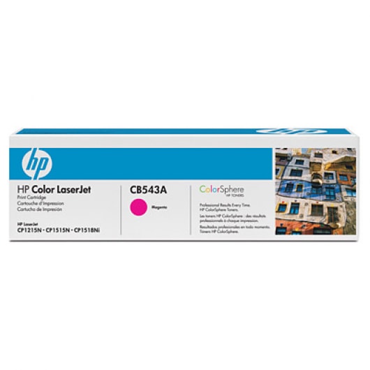 HP Toner Magenta CB543A für Color LaserJet CP1215 CP1515 CM1312, 1k4