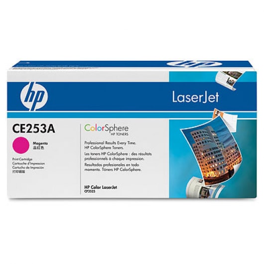 HP Toner Magenta CE253A für Color LaserJet CP3525 CM3530, 7k