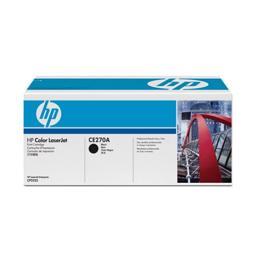 HP Toner Schwarz CE270A für Color Laserjet CP5525 M750, 13.500 Seiten