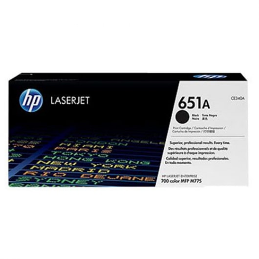 HP Toner Nr. 651 CE340A Schwarz für Laserjet Enterprise 700 Color MPF M775, 13.500 Seiten