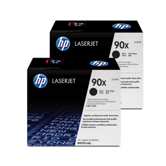 HP Toner CE390XD für LaserJet M4555 M602 M603 2x 24.000 Seiten