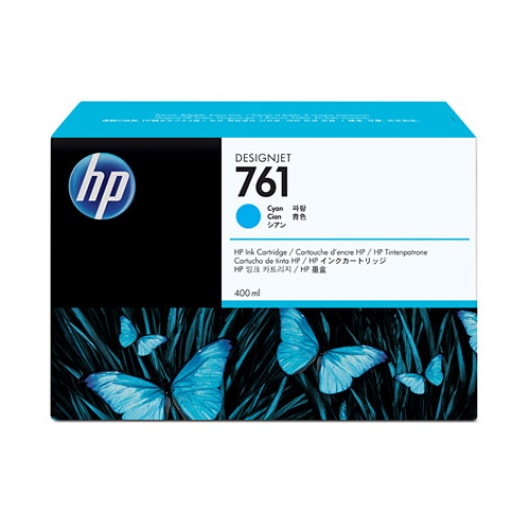 HP Tinte Nr. 761 CM994A Cyan, 400 ml