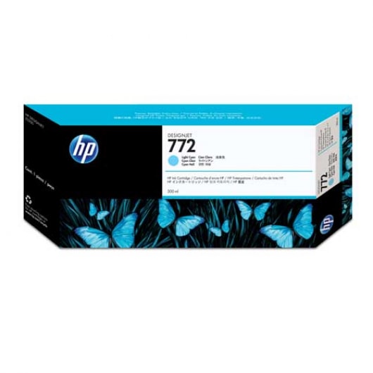 HP Tinte Nr. 772 CN632A Light Cyan, 300 ml