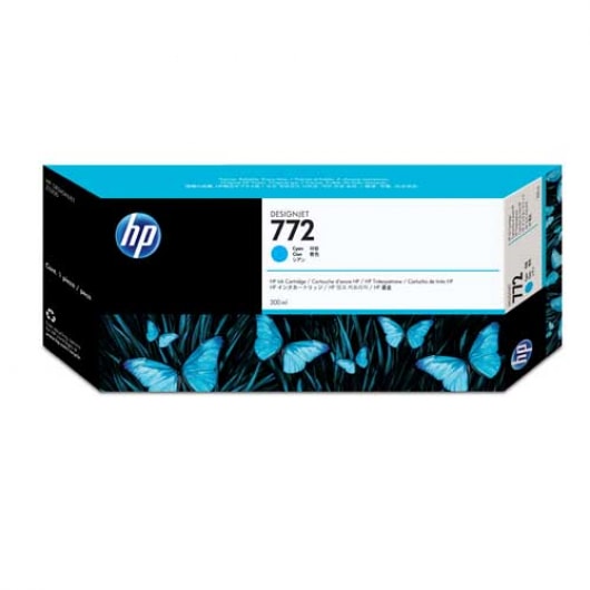 HP Tinte Nr. 772 CN636A Cyan, 300 ml