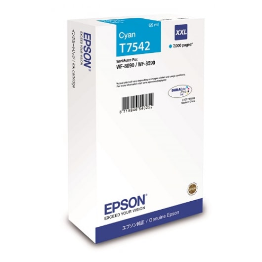 Epson Tinte T7542 Cyan XXL