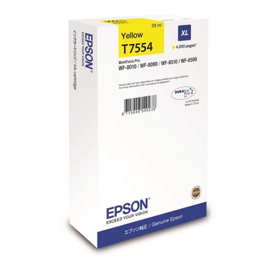 Epson Tinte T7554 Yellow XL