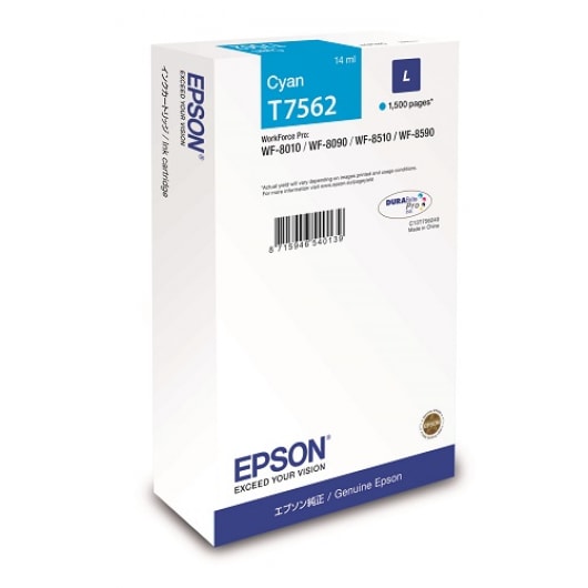 Epson Tinte T7562 Cyan L