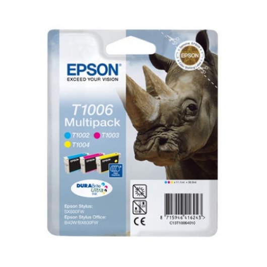 Epson Tinte Multipack T1006 CMY, 33,3 ml