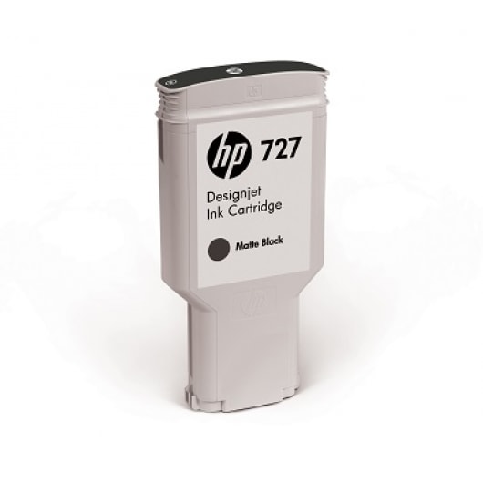HP Tinte Nr. 727 C1Q12A Matt Black, 300 ml