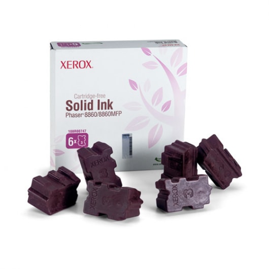 Xerox Solid Ink (6 Sticks) Magenta für Phaser 8860, 14.000 Seiten
