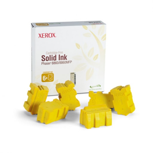 Xerox Solid Ink (6 Sticks) Yellow für Phaser 8860, 14.000 Seiten