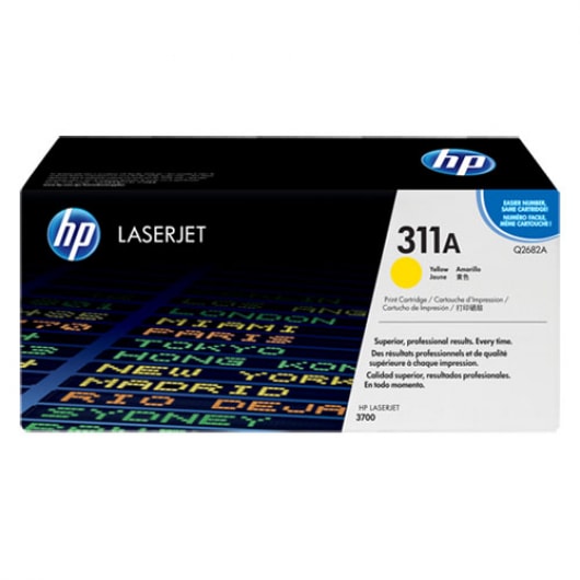 HP Toner Yellow Q2682A für Color LaserJet 3700, 6.000 Seiten