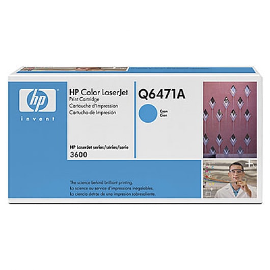 HP Toner Cyan Q6471A für Color LaserJet 3600, 4k
