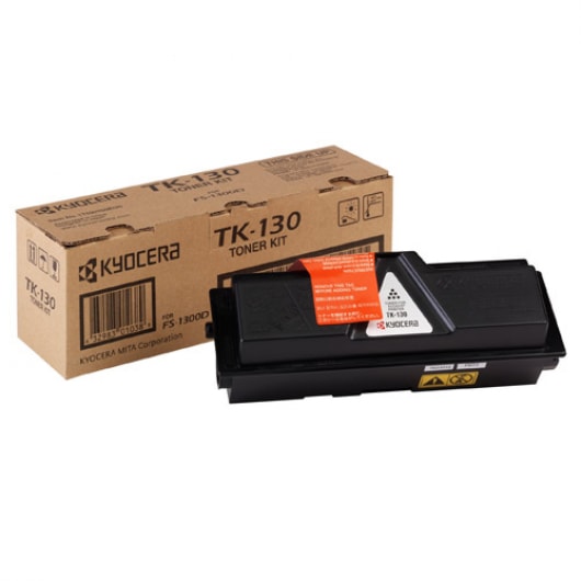 Kyocera Toner Kit TK-130, Schwarz, für FS-1300 FS-1028 FS-1128, 7.200 Seiten