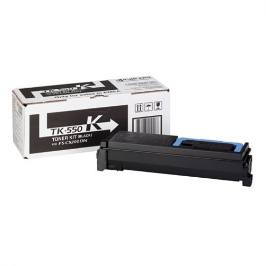Kyocera Toner Kit TK-550K Schwarz für FS-C5200dn, 7.000 Seiten