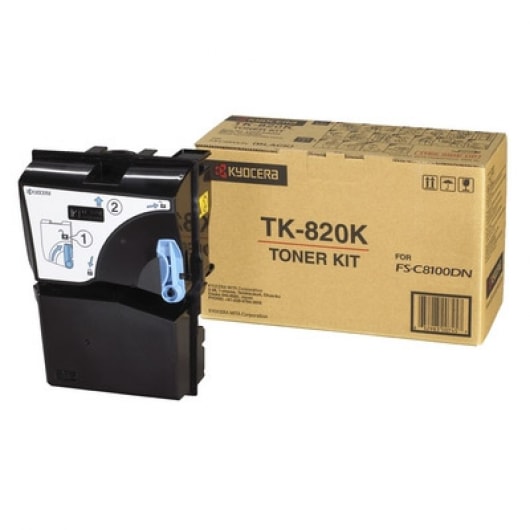 Kyocera Toner Kit TK-820K Schwarz für FS-C8100, 15.000 Seiten