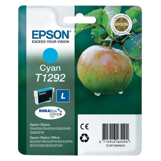 Epson Tinte T1292 Cyan DURABrite, 7 ml