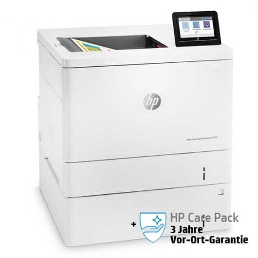 HP Color LaserJet Enterprise M555x mit 3 Jahren Vor-Ort-Garantie
