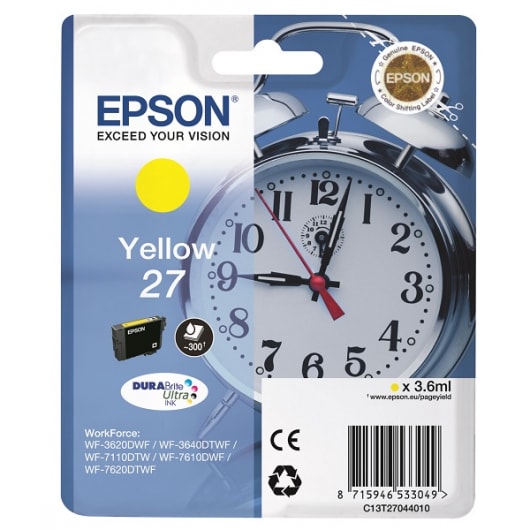 Epson Tinte 27 Gelb C13T27044010