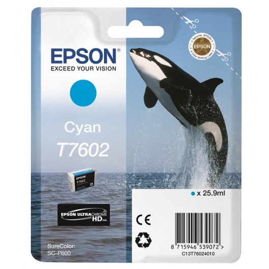 Epson Tinte T7602 Cyan