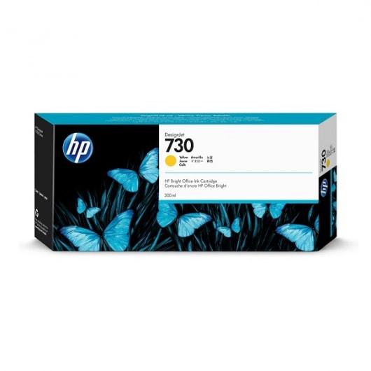 HP 730 DesignJet Tintenpatrone Gelb 300 ml (P2V70A)