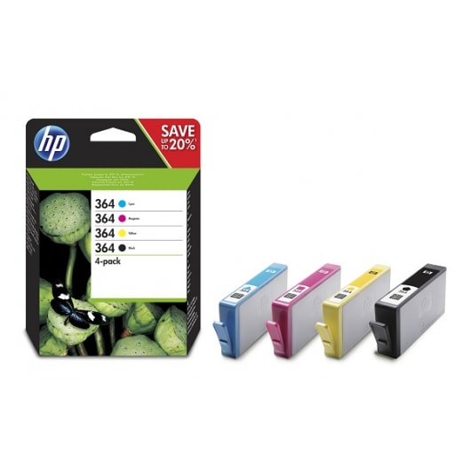 HP Tinte Nr. 364 4er-Kombipack