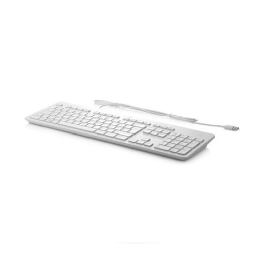 HP USB-Business-Tastatur, flach, grau (Z9H49AA)