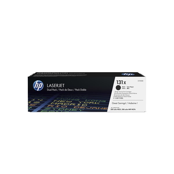 HP Toner Pack CF210XD für LaserJet Pro 200 M251 M276, 2x 2.400 Seiten