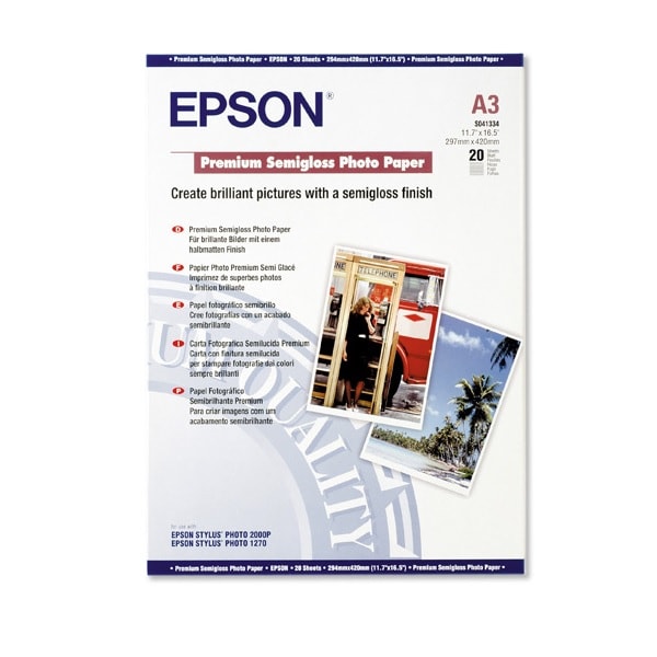 Epson Premium Semigloss Photo Paper C13S041334