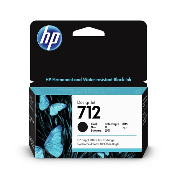 HP Tinte 712 Schwarz, 38 ml