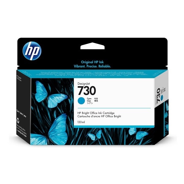 HP 730 DesignJet Tintenpatrone Cyan 130 ml (P2V62A)