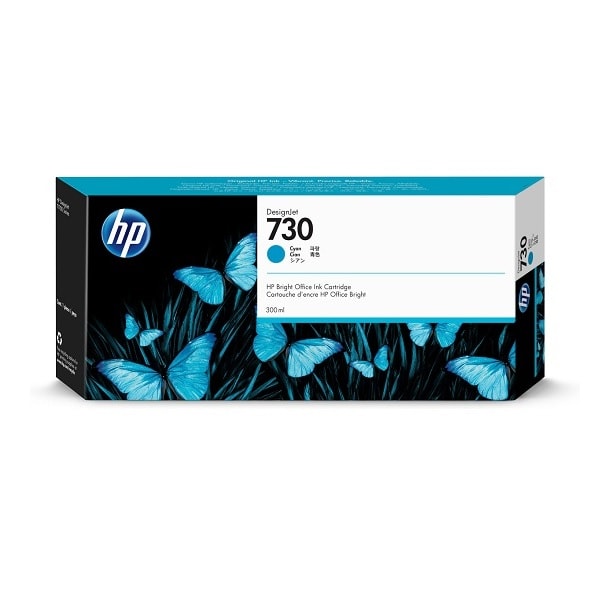 HP 730 DesignJet Tintenpatrone Cyan 300 ml (P2V68A)