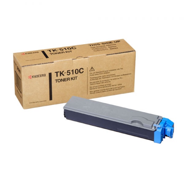 Kyocera Toner Kit TK-510C, Cyan, für FS-C5020, 5025, 5030, 8.000 Seiten