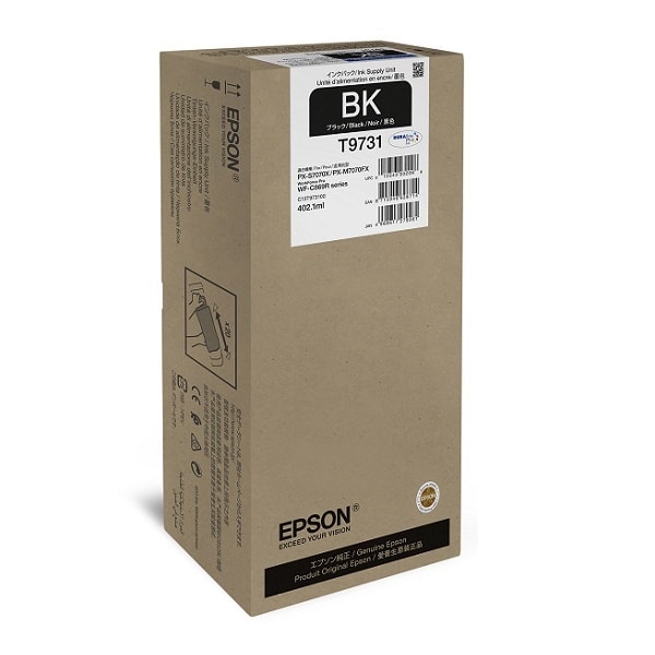 Epson Tinte T9731 Schwarz Xl 402 Ml 22 500 Seiten