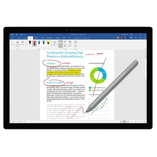 Pen Surface Microsoft (platingrau)