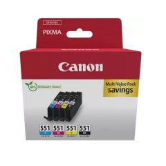 Canon Tinte CLI-551 Multipack (BK/C/M/Y)